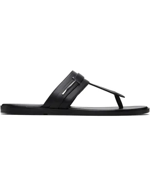 TOM FORD スムースレザー トングサンダル - サムネイル1