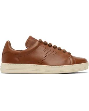 TOM FORD Warwick グレインレザー スニーカー - サムネイル1