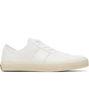 TOM FORD Suede & Printed Alligator Cambridge スニーカー - サムネイル1