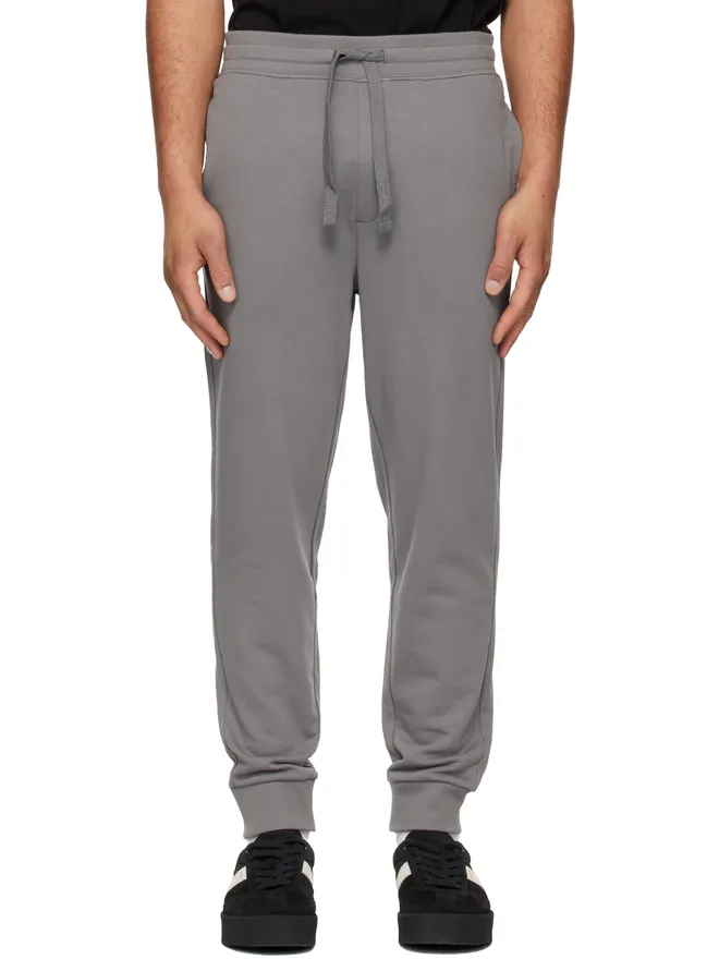 Hugo Hugo Cuffed Cotton Terry Logo-Print スウェットパンツの商品画像