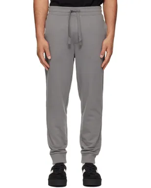 Hugo Cuffed Cotton Terry Logo-Print スウェットパンツ - サムネイル1