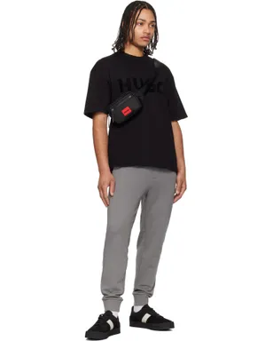 Hugo Cuffed Cotton Terry Logo-Print スウェットパンツ - サムネイル4