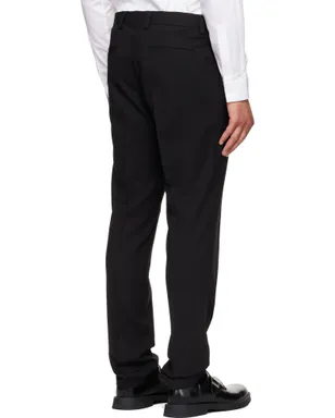Hugo Extra-Slim-Fit ウールブレンド ツイル トラウザーズ - サムネイル3