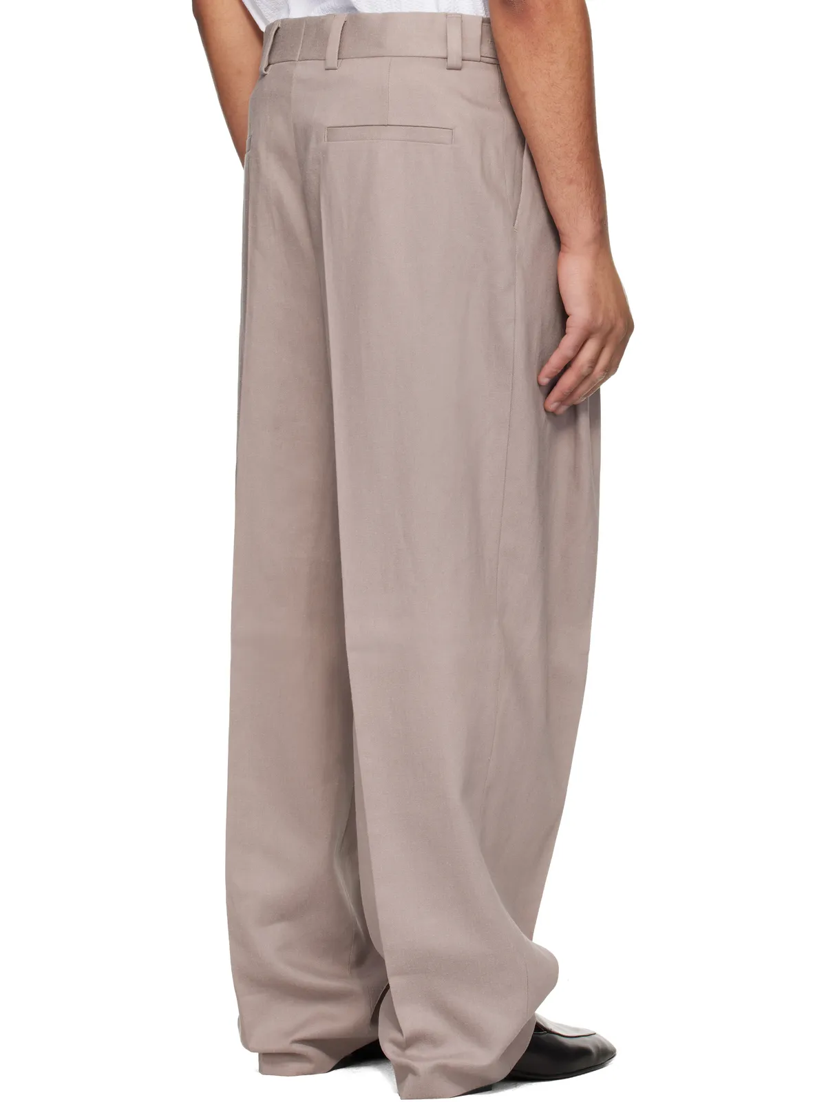 Hugo Fashion-Fit Front Pleat Belt Detail トラウザーズ - 画像3