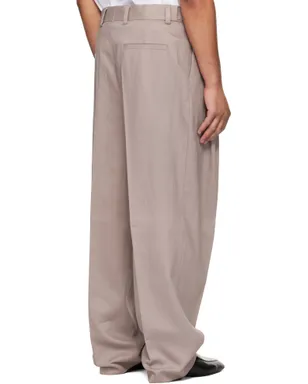 Hugo Fashion-Fit Front Pleat Belt Detail トラウザーズ - サムネイル3