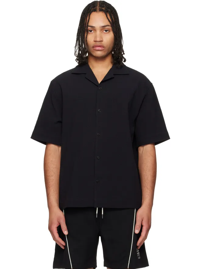 Hugo Hugo Oversized-Fit ストレッチコットン シアサッカー シャツの商品画像