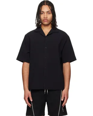 Hugo Oversized-Fit ストレッチコットン シアサッカー シャツ - サムネイル1