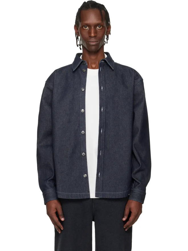Hugo Hugo Oversized-Fit Weighty デニム オーバーシャツの商品画像