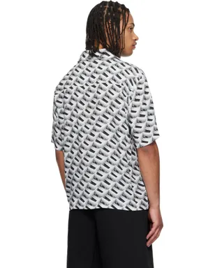 Hugo Statement Print オーバーサイズフィット シャツ - サムネイル3