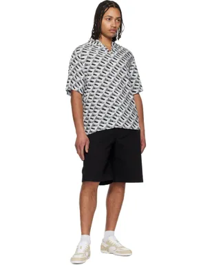 Hugo Statement Print オーバーサイズフィット シャツ - サムネイル4