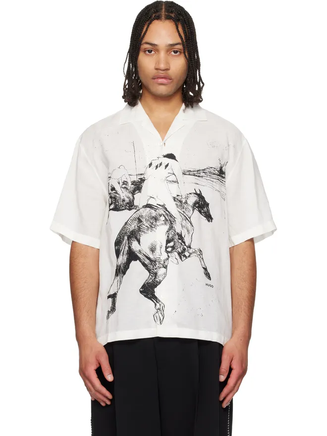 Hugo Hugo Printed-Graphic シャツの商品画像