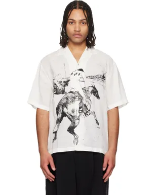 Hugo Printed-Graphic シャツ - サムネイル1