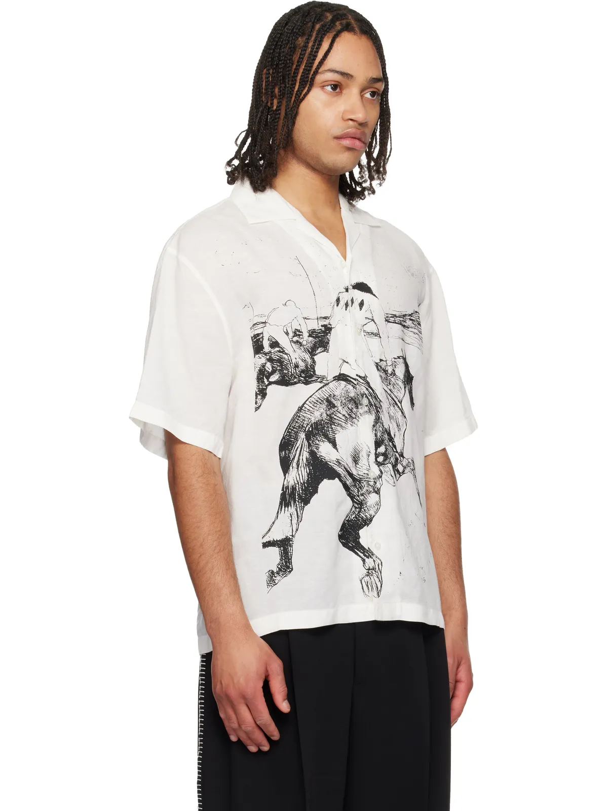 Hugo Printed-Graphic シャツ - 画像2