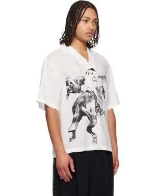 Hugo Printed-Graphic シャツ - サムネイル2