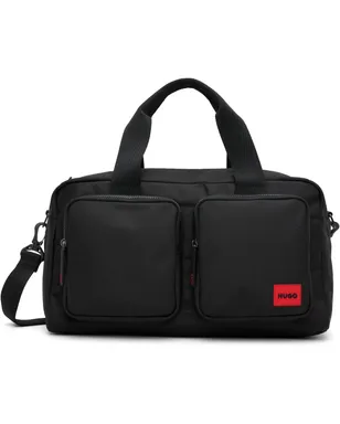 Hugo キャンバス ロゴ ダッフルバッグ - サムネイル1