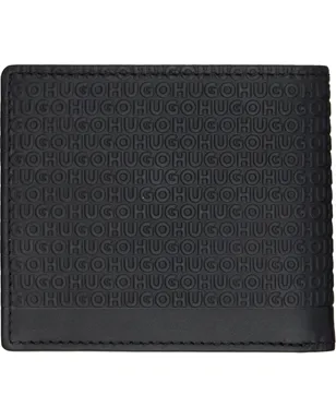Hugo ロゴパターン レザー 財布 - サムネイル2