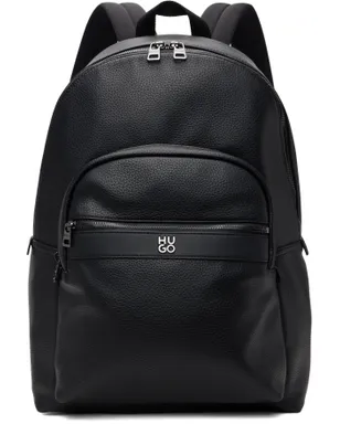 Hugo フェイク グレインレザー バックパック - サムネイル1