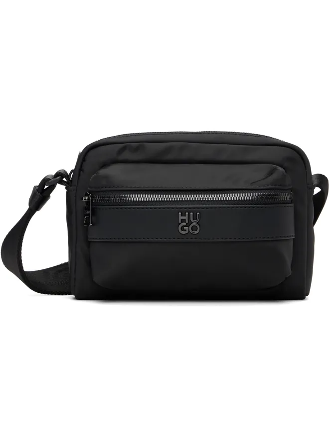 Hugo Hugo スタックロゴ ツイル クロスボディバッグの商品画像