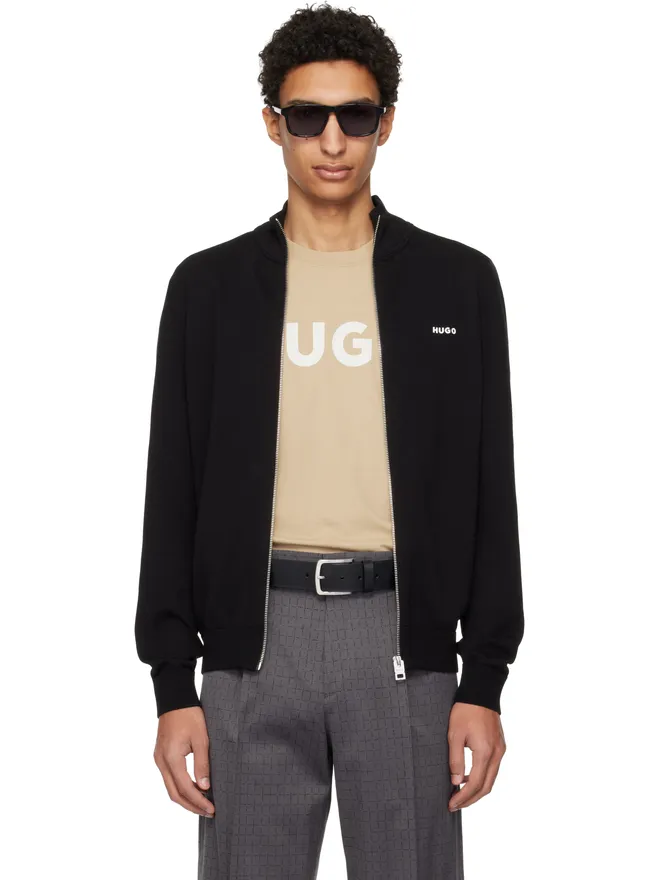 Hugo Hugo Logo-Detail ニット トラックジャケットの商品画像