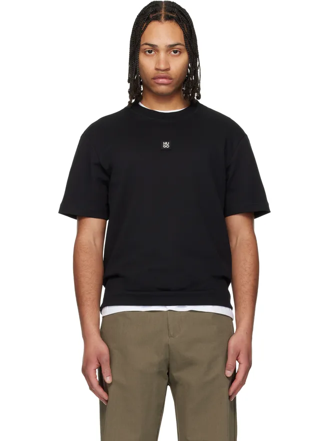 Hugo Hugo Stacked-Logo コットンブレンド Tシャツの商品画像