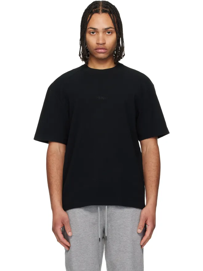 Hugo Hugo Waffle-Structured コットン Tシャツの商品画像