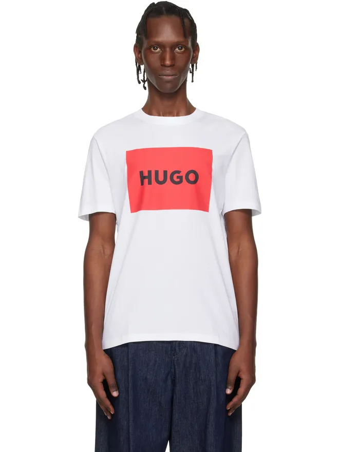 Hugo Hugo レギュラーフィット ロゴプリント Tシャツの商品画像