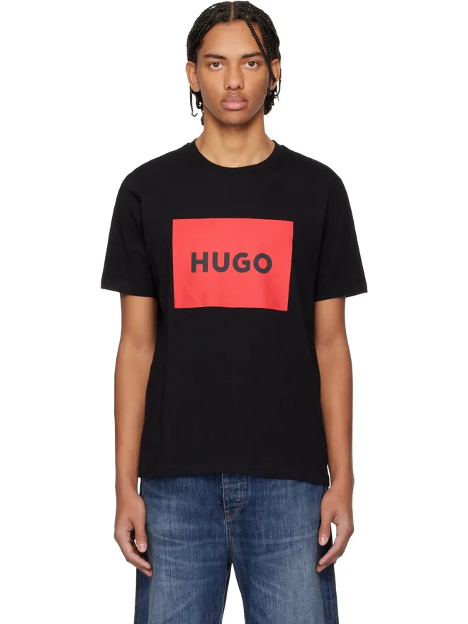 Hugo Hugo ロゴ コットンジャージ Tシャツの商品画像