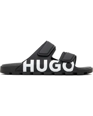 Hugo Double Touch-Closure ロゴ サンダル - サムネイル1