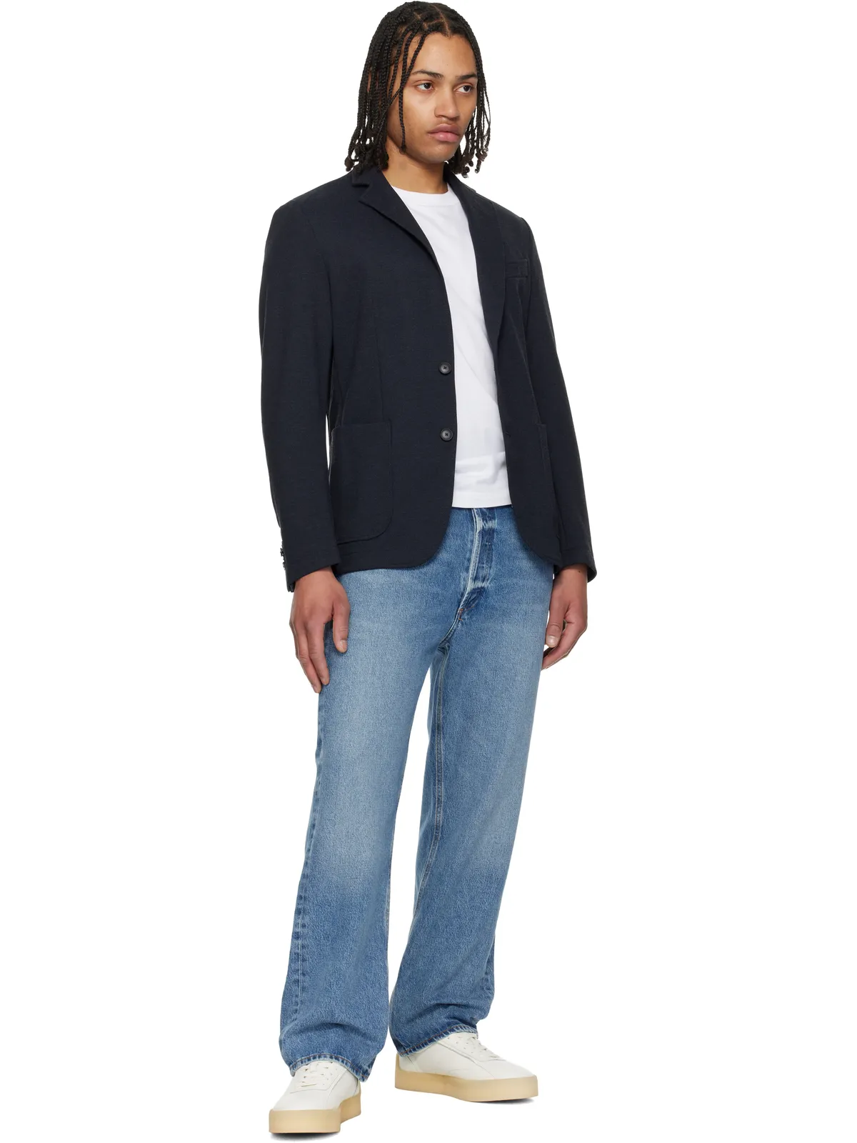 BOSS Performance-Stretch Fabric スリムフィット テーラードジャケット - 画像4