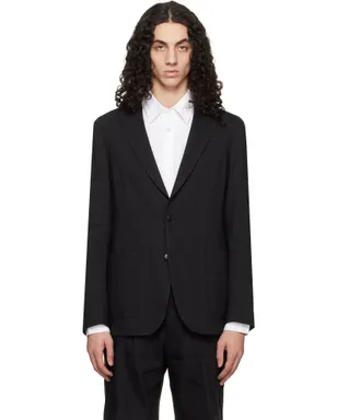 BOSS Washable Tech スリムフィット リネン テーラードジャケット - サムネイル1