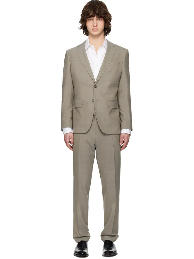 BOSS BOSS Micro-Patterned スリムフィット スーツの商品画像