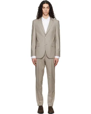 BOSS ストレッチウール スリムフィット ツーピーススーツ - サムネイル1
