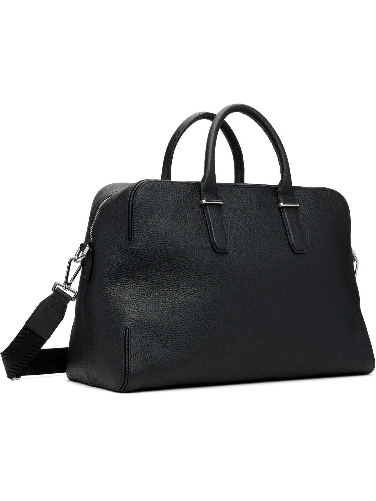 BOSS Holdall グレインレザー ダッフルバッグ - 画像3