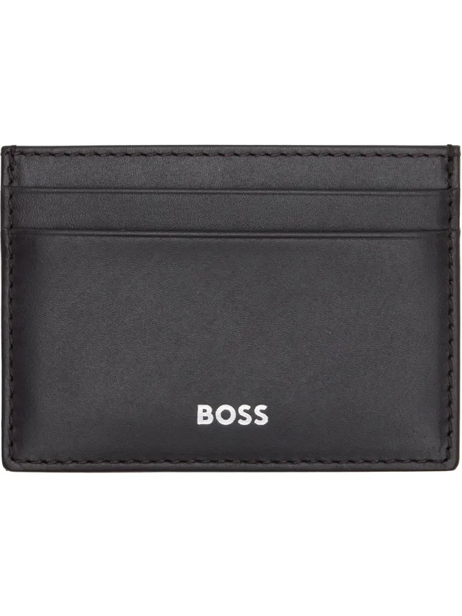 BOSS BOSS ロゴスタンプ レザー カードケースの商品画像