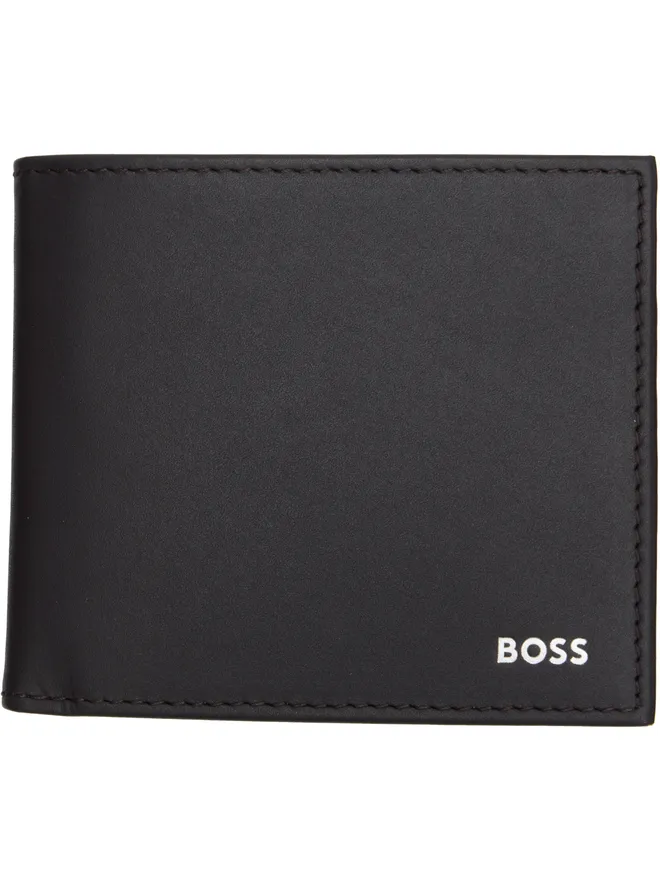 BOSS BOSS ロゴスタンプ レザー 財布の商品画像