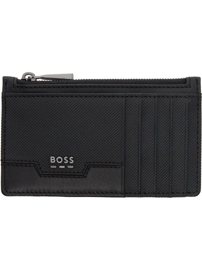 BOSS BOSS テクスチャード フェイクレザー カードケースの商品画像