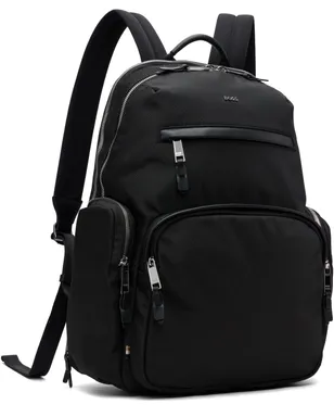 BOSS レザートリム レタリングロゴ バックパック - サムネイル2