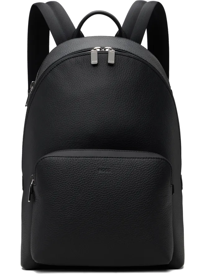 BOSS BOSS エンボスロゴ レザー バックパックの商品画像