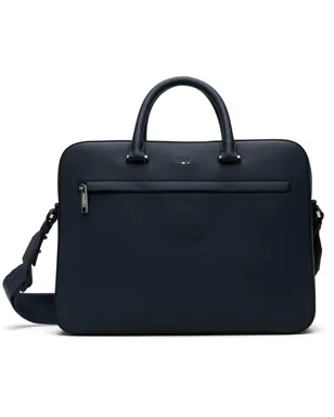 BOSS エンボスロゴ フェイクレザー ブリーフケース - サムネイル1