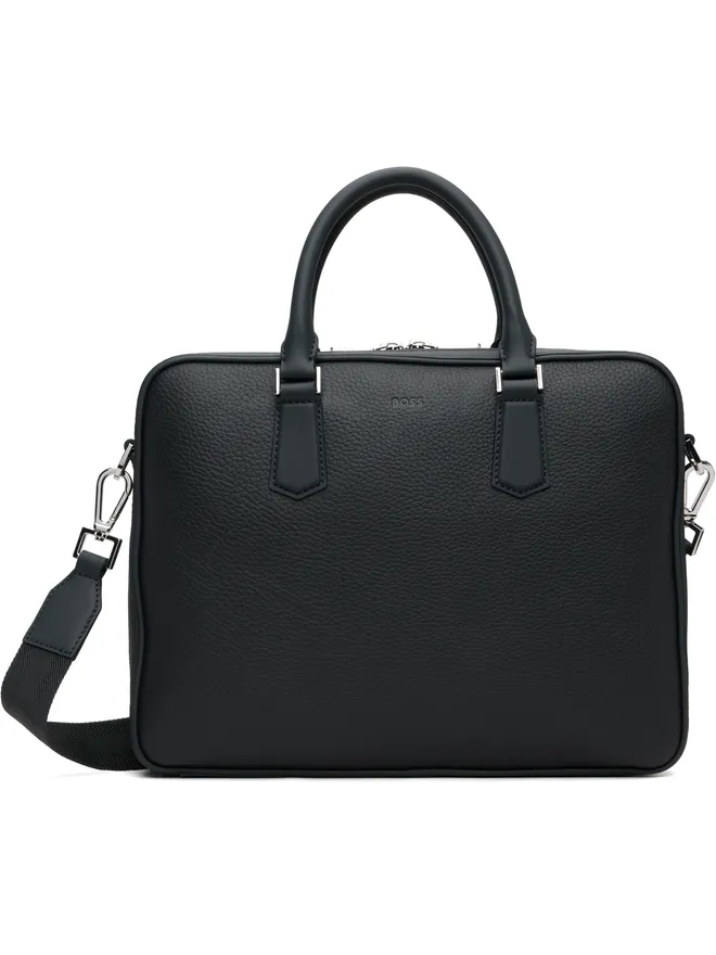 BOSS BOSS Italian-Leather Document ブリーフケースの商品画像