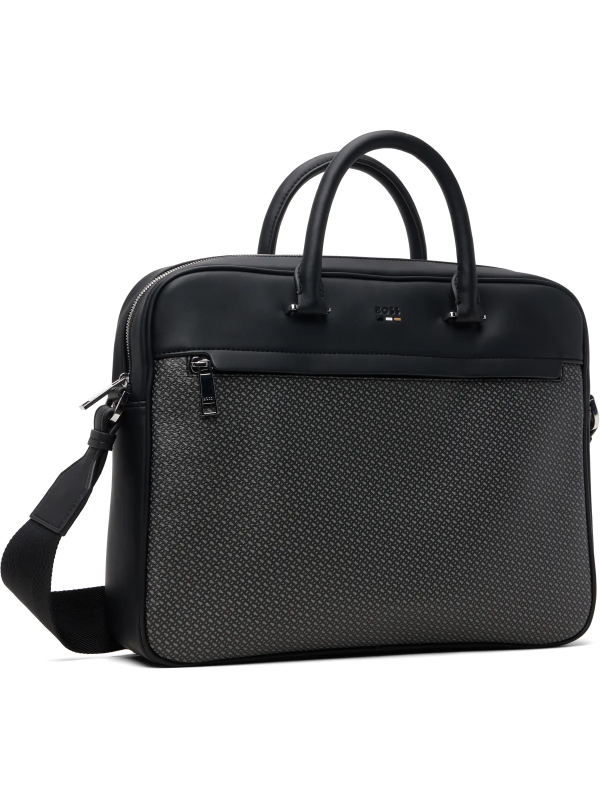 BOSS B Monogram Signature Stripe ブリーフケース - 画像2