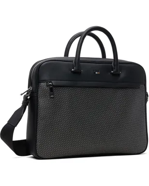 BOSS B Monogram Signature Stripe ブリーフケース - サムネイル2