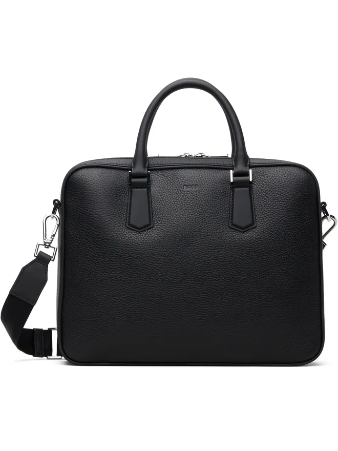 BOSS BOSS レザー エンボスロゴ ドキュメント ブリーフケースの商品画像