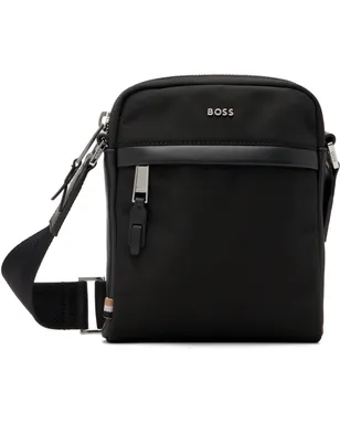 BOSS Leather-Trimmed リポーターバッグ - サムネイル1