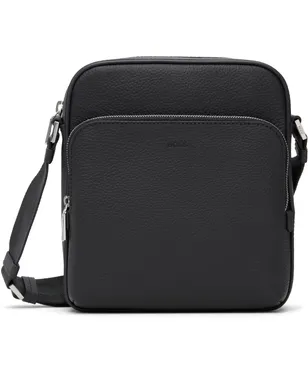 BOSS レザー 型押しロゴ メッセンジャーバッグ - サムネイル1