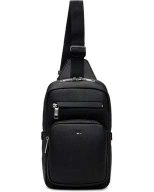 BOSS フェイクレザー メッセンジャーバッグ - サムネイル1