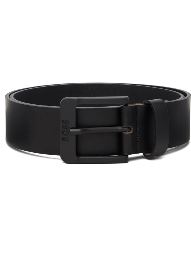 BOSS BOSS ロゴバックル レザーベルトの商品画像