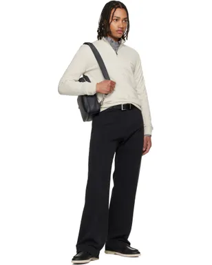 BOSS Grained Italian Leather Logo Keeper リバーシブル ベルト - サムネイル2