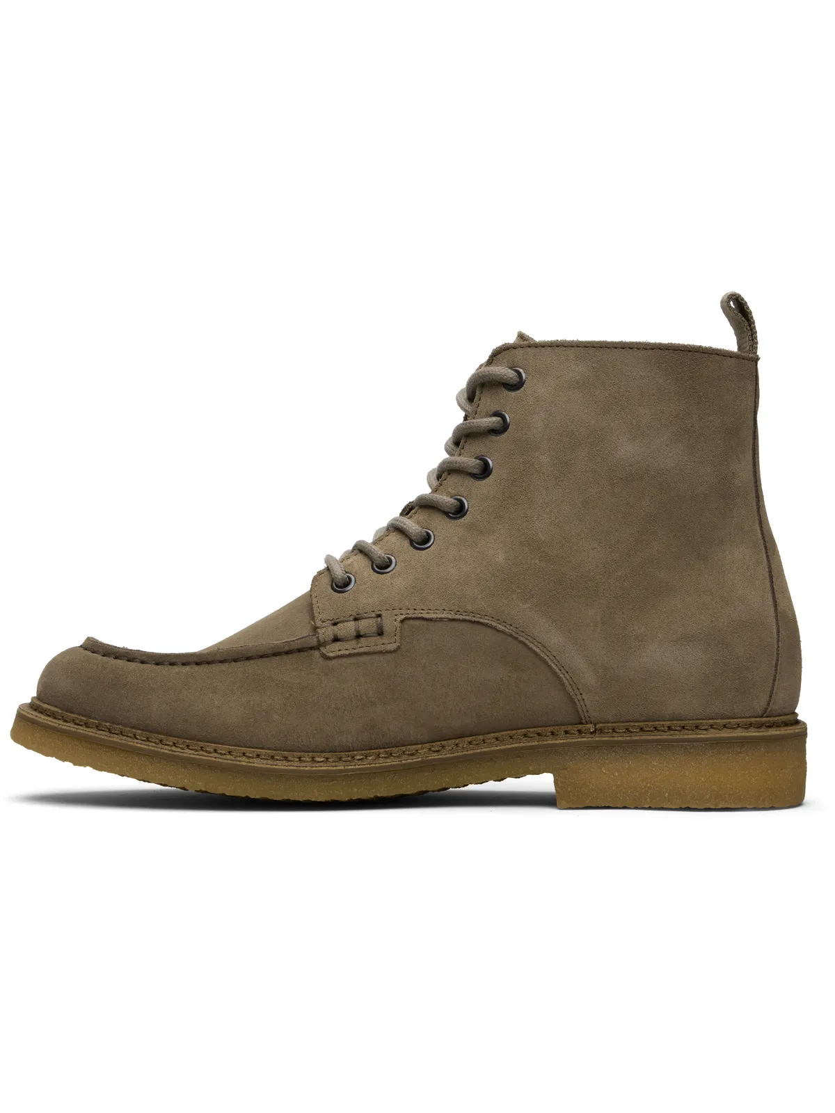 BOSS Crepe-Outsole Half スエード ブーツ - 画像3