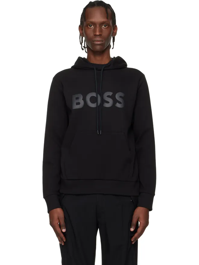 BOSS BOSS ロゴプリント フーディの商品画像